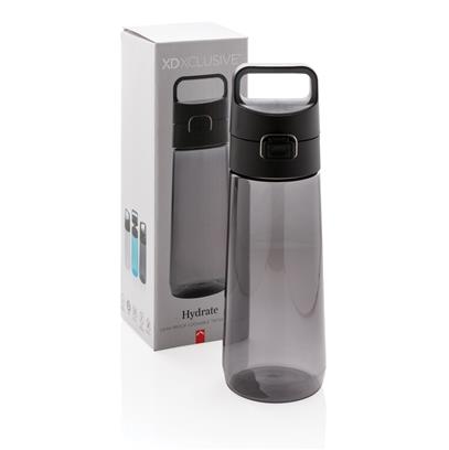 HYDRATE BOTTLE - XDXCLUSIVE Leak Proof Lockable Tritan Bottle - Black