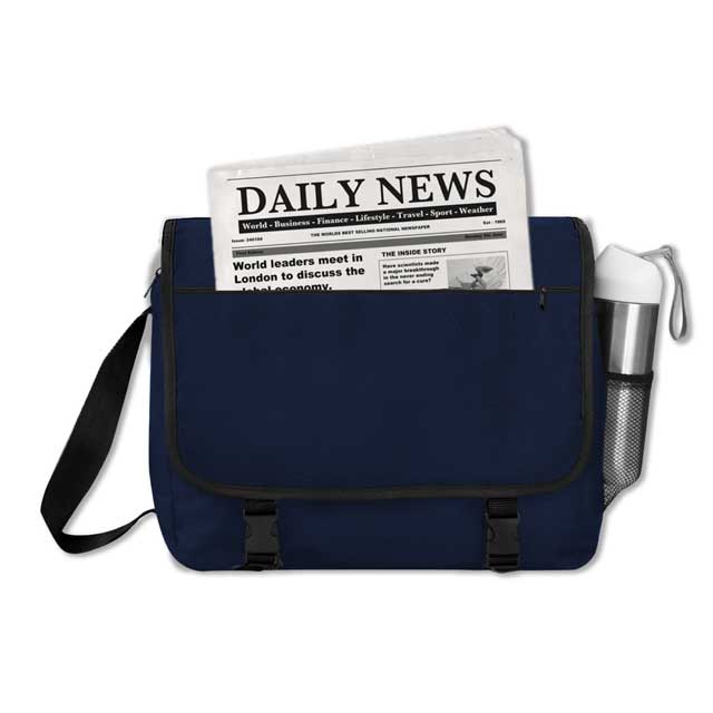 KRIENS - Messenger Bag Navy Blue