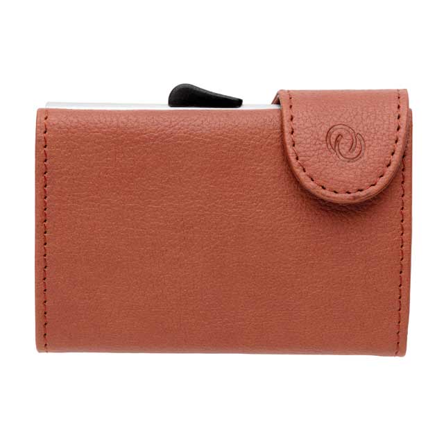 OTACI - c-secure PU RFID Card Holder &amp; Wallet Brown