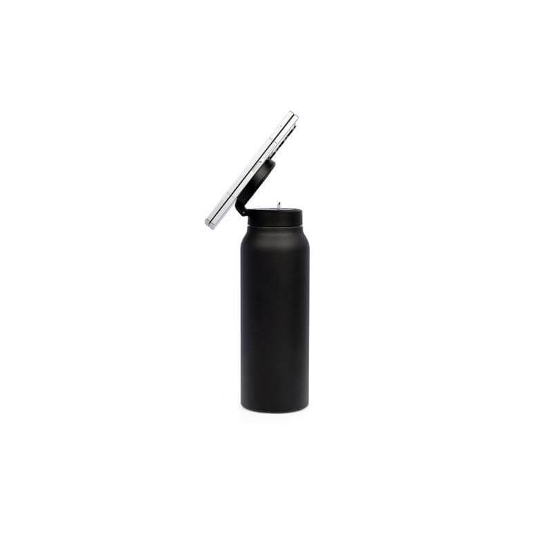 FERRO - Giftology Magnetic Phone Holder Water Bottle 760ml - Black