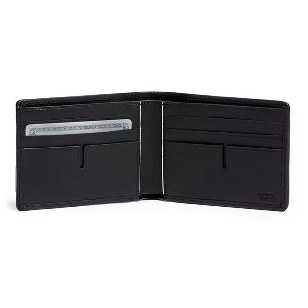 TUMI - Alpha SLG Double Billfold Wallet - Black Chrome