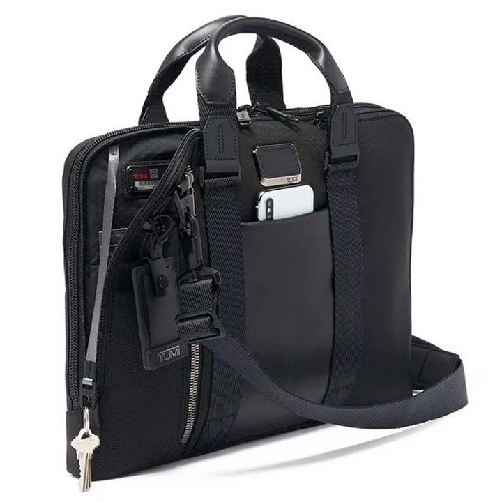 TUMI - Alpha Bravo Aviano Slim Briefcase - Black