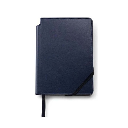 Cross Calais™ Chrome/Blue Lacquer Ballpoint Pen with Classic Midnight Blue Journal Gift Set