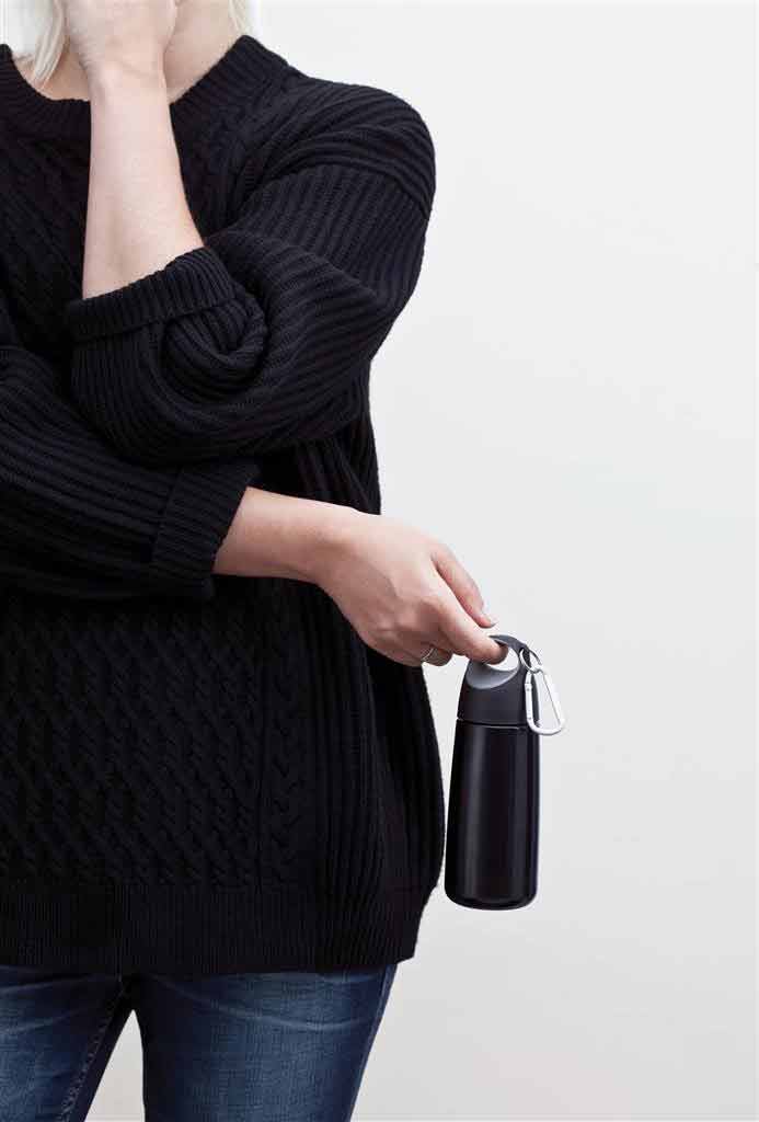 XDDESIGN BOPP MINI Water Bottle With Carabiner - Black