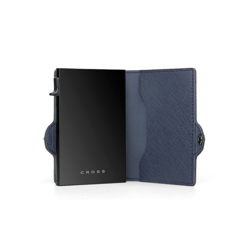 CROSS RFID Card Holder Wallet - Navy Blue