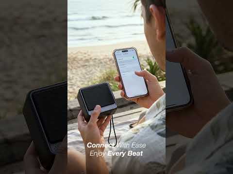 FELIX - @memorii Portable Wireless Speaker - Beige / Gold 