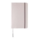 XD A6 Hard Cover Notebook With Stylus Pen - Silver