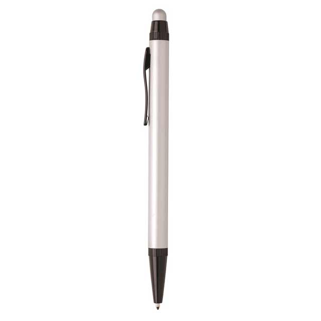 XD A6 Hard Cover Notebook With Stylus Pen - Silver