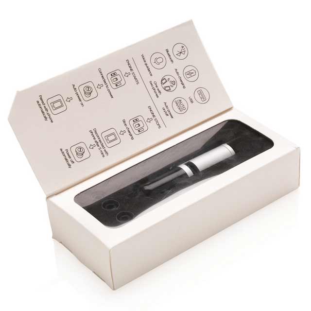 XD Car Charger with Intergrated Wireless Earbud