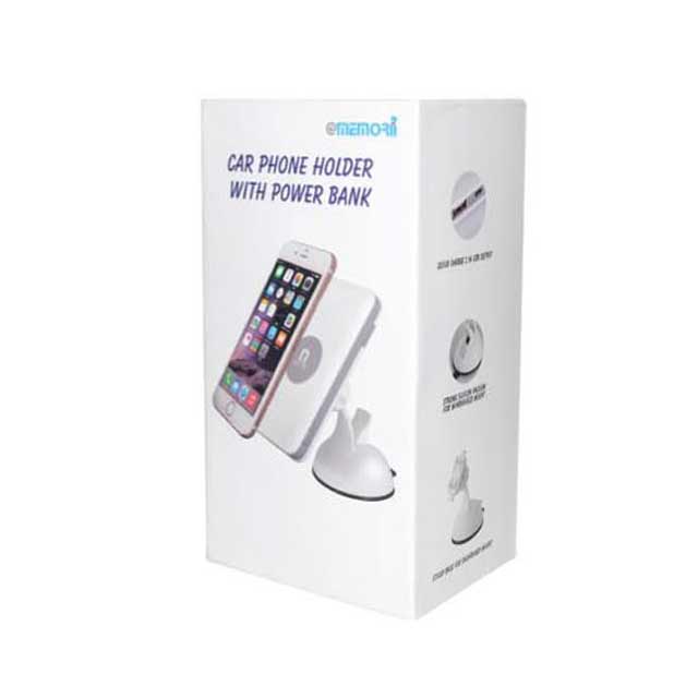 @memorii Magnla Car Phone Holder With 4000 MAh Power Bank.