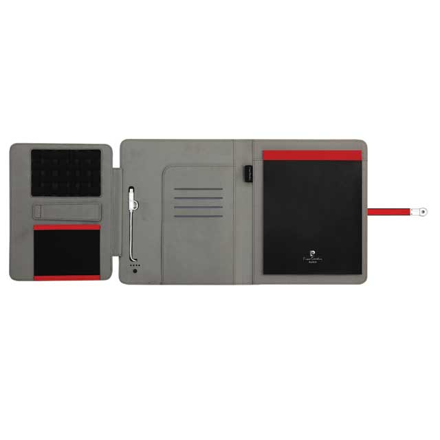LOIRE- Folder With Powerbank White / Red