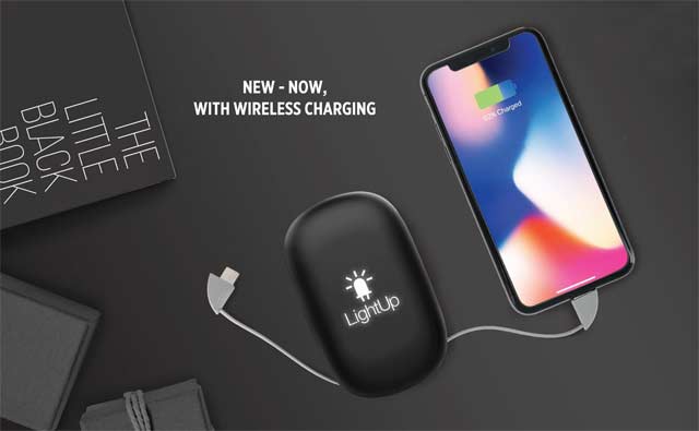 TARSUS - @memorii 10000mAh Wireless Power Bank With Light-Up Logo