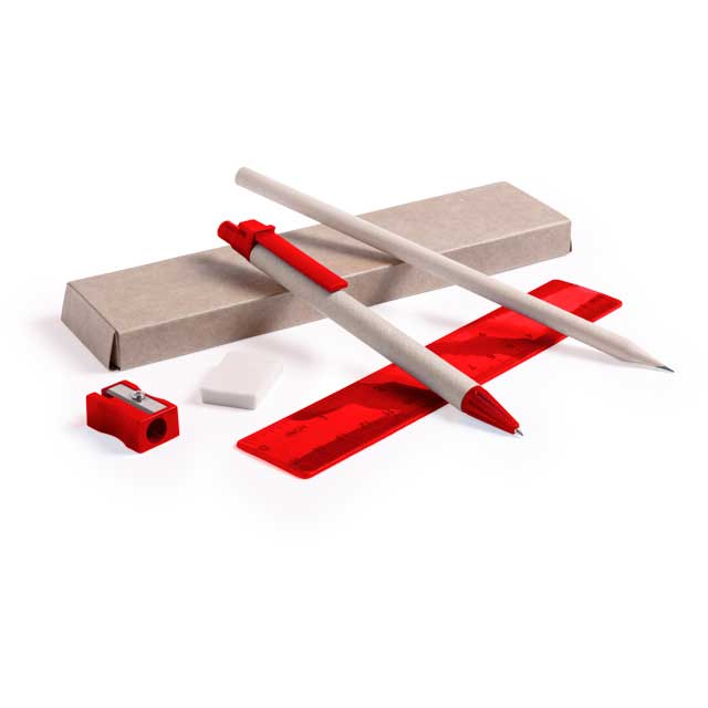 BATAK - Stationery Set - Red