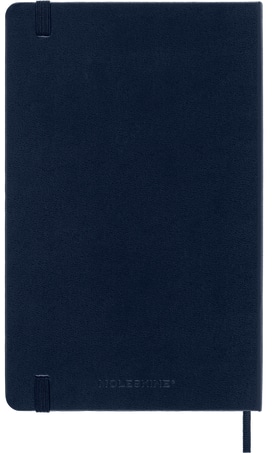 Moleskine Large Soft Cover Ruled Notebook - Sapphire Blue