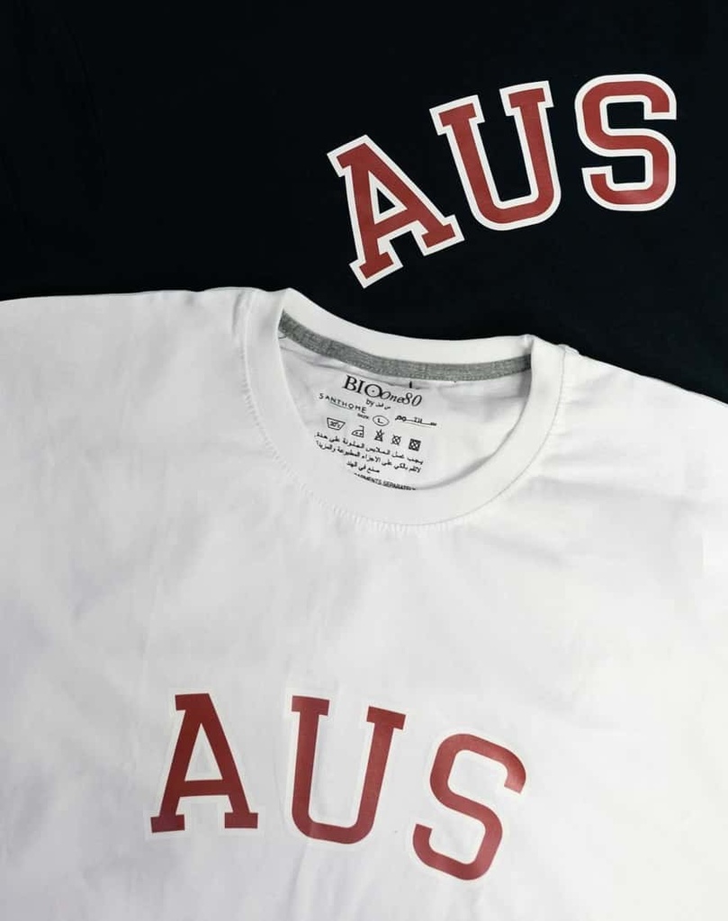 AUS Bio-Comfort T-shirt (100% Cotton) - White