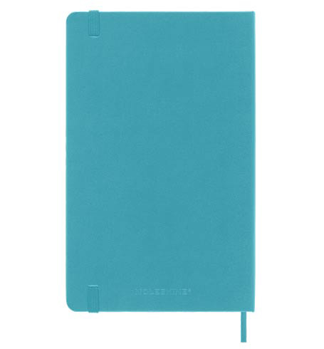 Moleskine Classic Large Ruled Hard Cover Notebook - Reef Blue