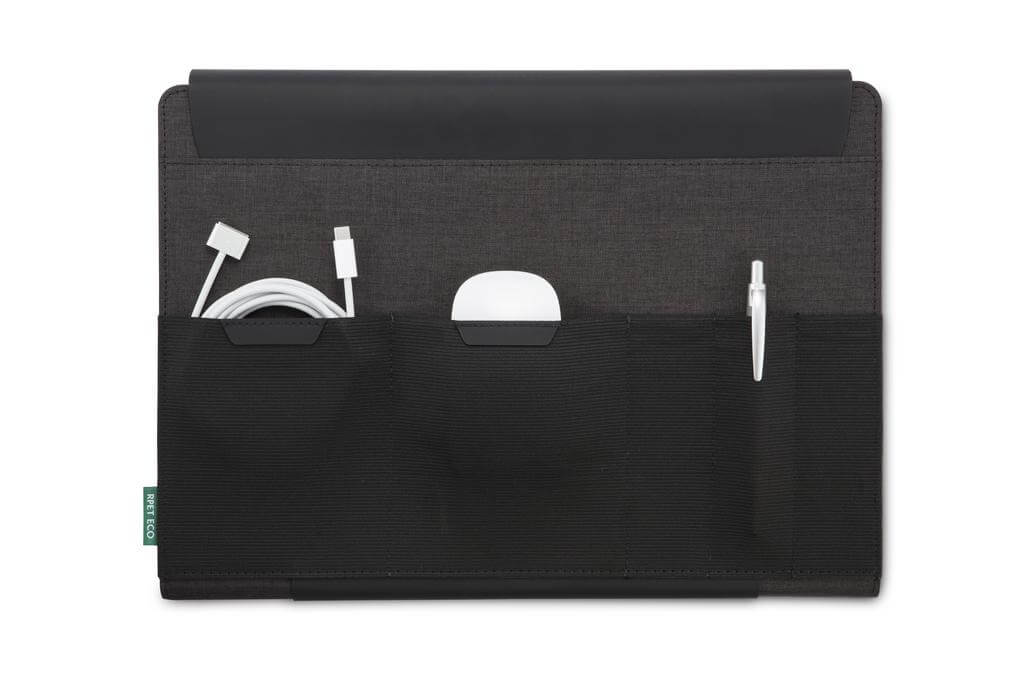 FULDA - CHANGE Collection RPET Laptop Case &amp; Workstation - Black