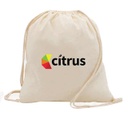 Drawstring Backpack In 100% Cotton Fabric