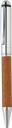 KORU - eco-neutral Metal Pen with Recycled Leather Barrel - Brown