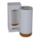 RASTATT - Giftology Insulated Mug / Tumbler with Cork Base - White