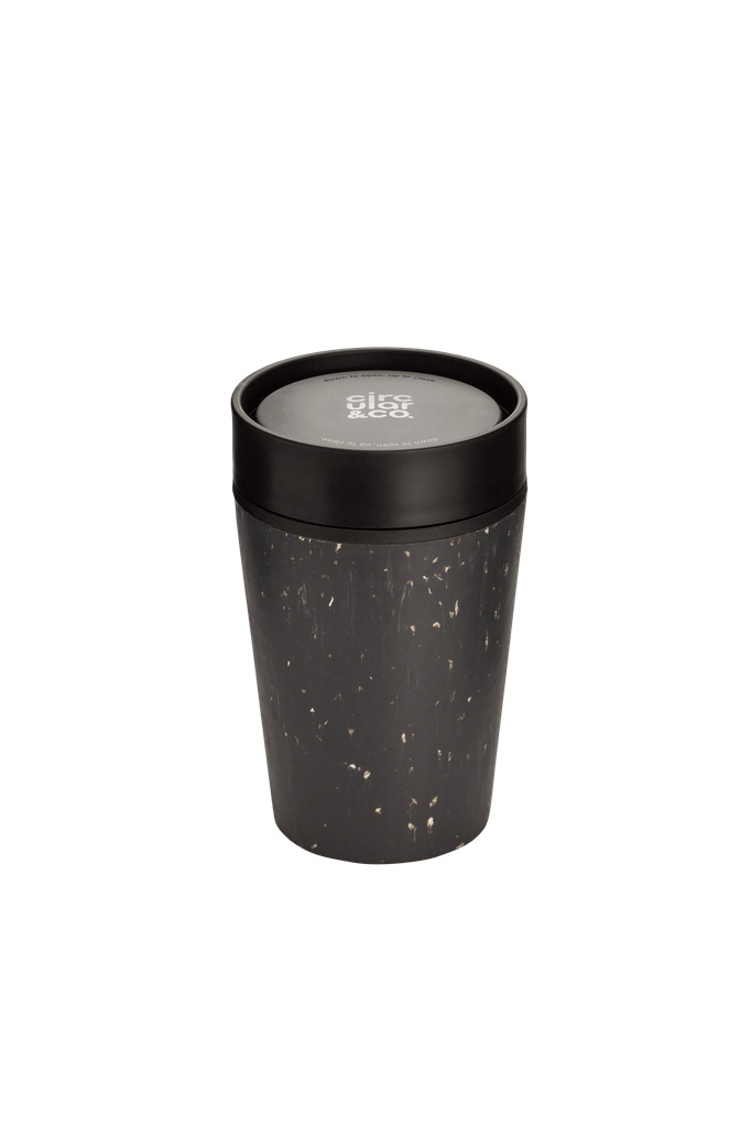 Circular Cup 8oz Black & Cosmic Black