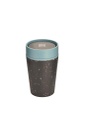Circular Cup 8oz Black &amp; Faraway Blue
