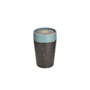Circular Cup 8oz Black &amp; Faraway Blue