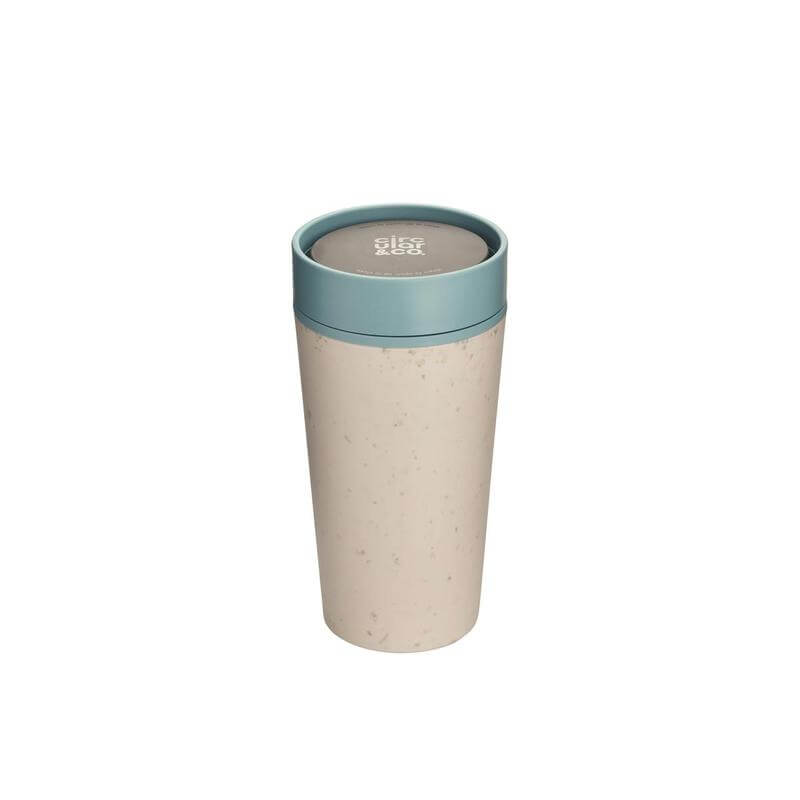 Circular Cup 12oz Cream &amp; Faraway Blue