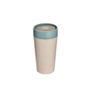 Circular Cup 12oz Cream & Faraway Blue