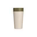 Circular Cup 12oz Cream & Honest Green