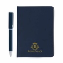 TOMAR - SANTHOME Set Of PU Thermo Notebook And Pen - Blue