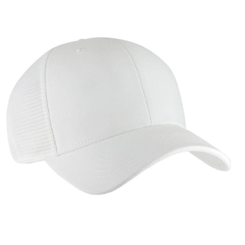 SWIFT - Santhome 6 Panel Trucker Cap - White