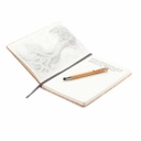 CORQ - eco-neutral Cork Notebook And Bamboo Pen Packed In Gift Box