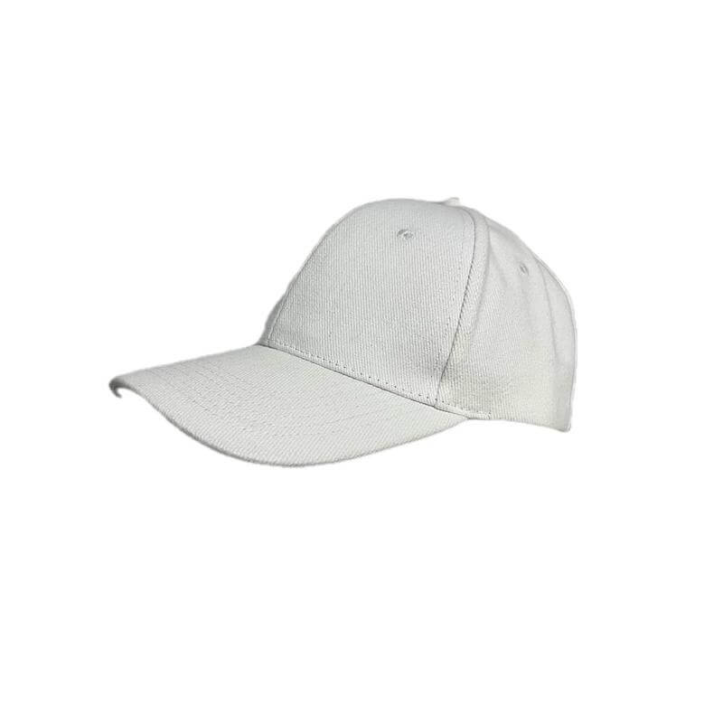 TARTU - Santhome 6 Panel Heavy Brushed Cotton Cap - White