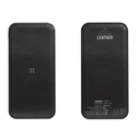 ALBECK - Recycled Leather 10000mAh PD Powerbank - Black/Black