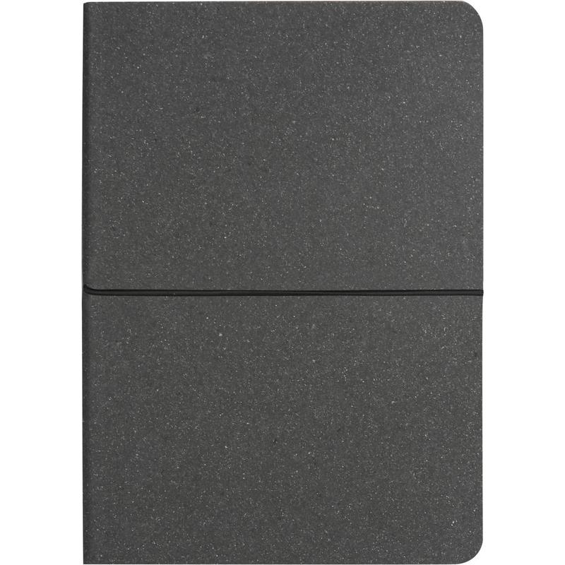 KOTEL - eco-neutral A5 Soft Cover Recycled Leather Notebook - Black