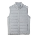 Santhome Zip Up  Puffer Vest - Melange