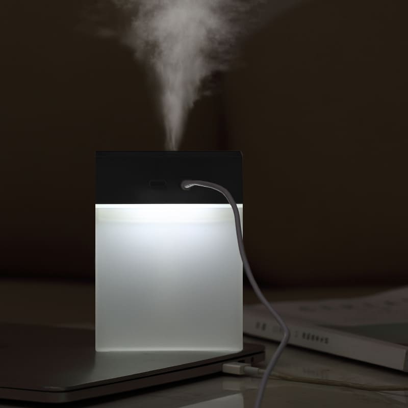 Portable Humidifier X with Light - Black