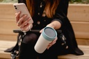 Circular Cup 12oz Cream &amp; Faraway Blue
