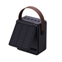 SOLA - @memorii RCS Recycled Solar Speaker & Lamp - Black