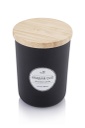 NOUM - Arabic Oudh Scented Glass Candle with Bamboo Lid - Black