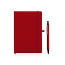 [GSGL 5138] BORNA - Giftology A5 Hard Cover Notebook and Pen Set - Red