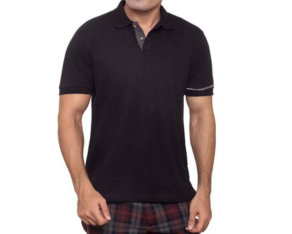 Santhome Highlander DryNCool Men's Polo Shirt - Black