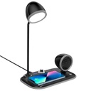 VEERE - @memorii 3 in 1 Wireless Charger Lamp with Speaker - Black