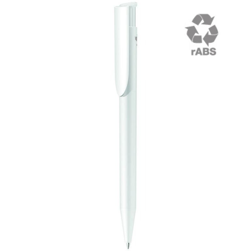 UMA HAPPY RECY Recycled Plastic Pen - White