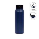 [DWGL 3259] FERRO - Giftology Magnetic Phone Holder Water Bottle 760ml - Navy Blue