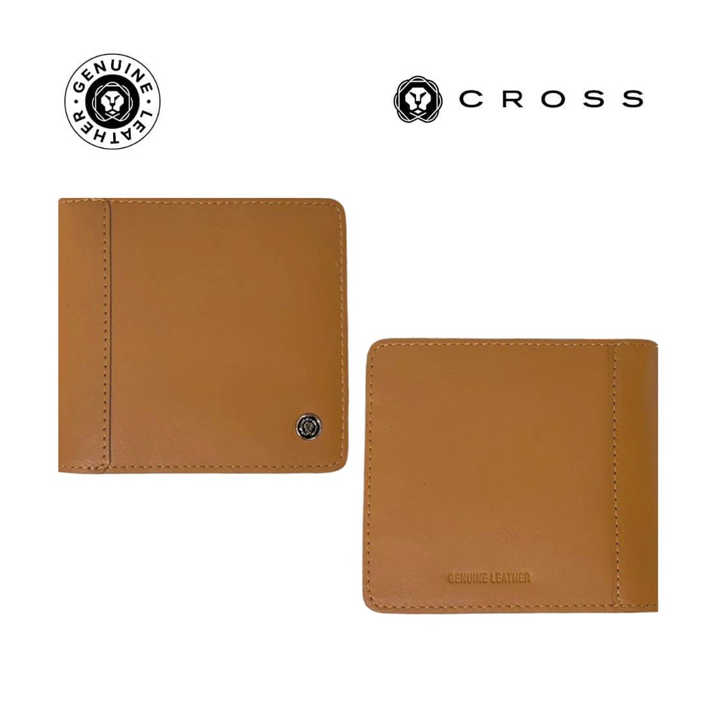 CROSS Leather Clip Wallet - Mocha