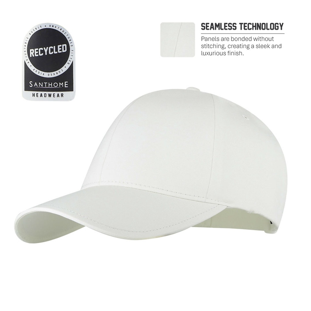 PEAK - Santhome® DryNCool® Advanced Seamless 6-Panel Cap - White