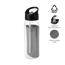 [DWGL 3296] DEVON - Giftology RPET Cooling Towel in RPET Bottle 800 ml - Black