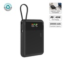 ZENO - @memorii 20000mAh PD 45W Powerbank for Laptop / Mobile - Black